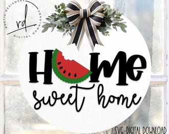 SVG/PNG-Home Sweet Home Design anguria-Cricut/DigitalDownload/LaserReadyFile-LayeringFile