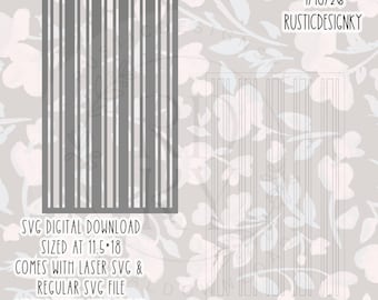 SVG ONLY- Striped Stencil Pattern-Digital Download File-Cricut|Laser