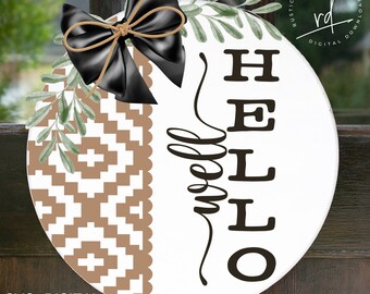 SVG/PNG - Motivo "Well Hello Aztec" - Cricut/Download digitale