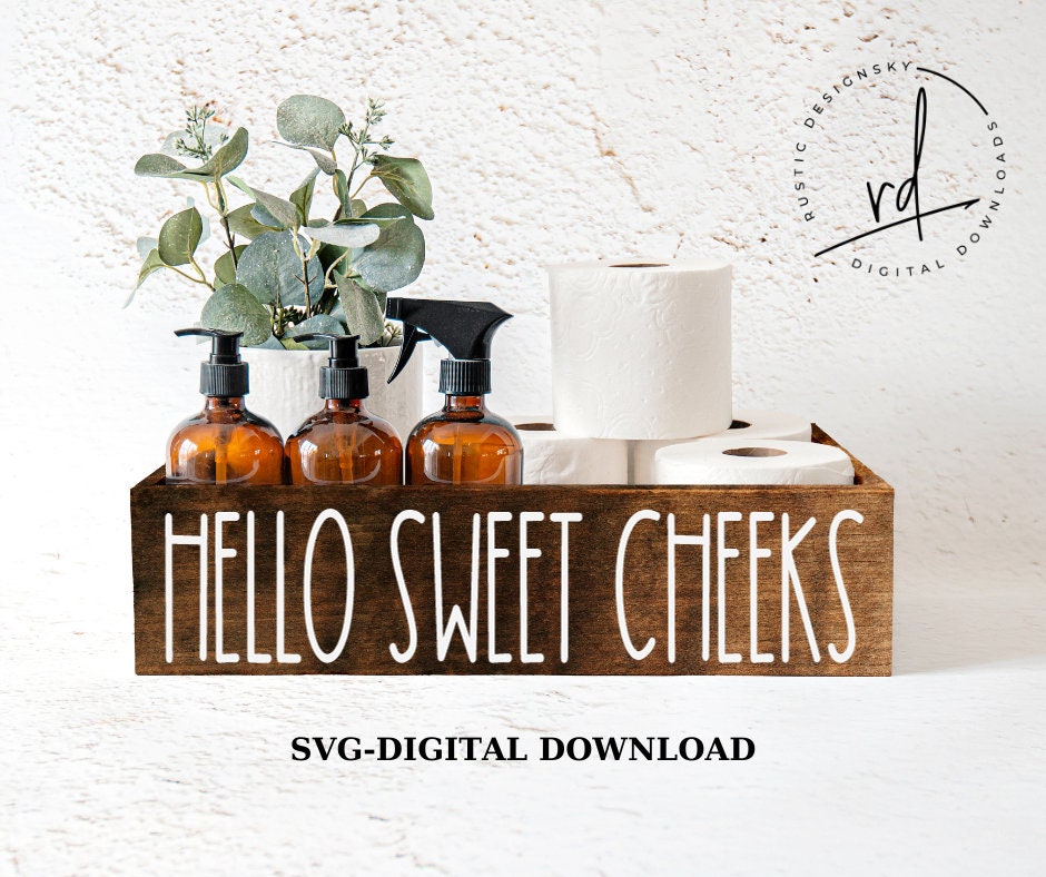 SVG/PNG- Hello Sweet Cheeks Lettering-Cricut|DigitalDownload