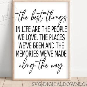 SVG/PNG - Lo mejor de la vida - Cricut/Descarga digital/Creador de letreros/Diseño/Familia/Amor/Parejas