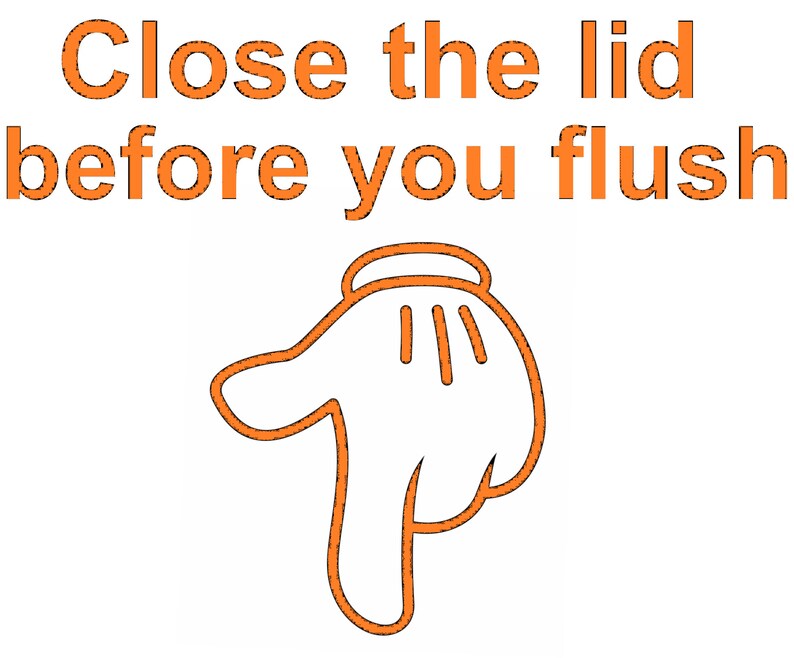 Close the Lid Before You Flush Etsy Australia