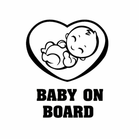 baby on board sticker