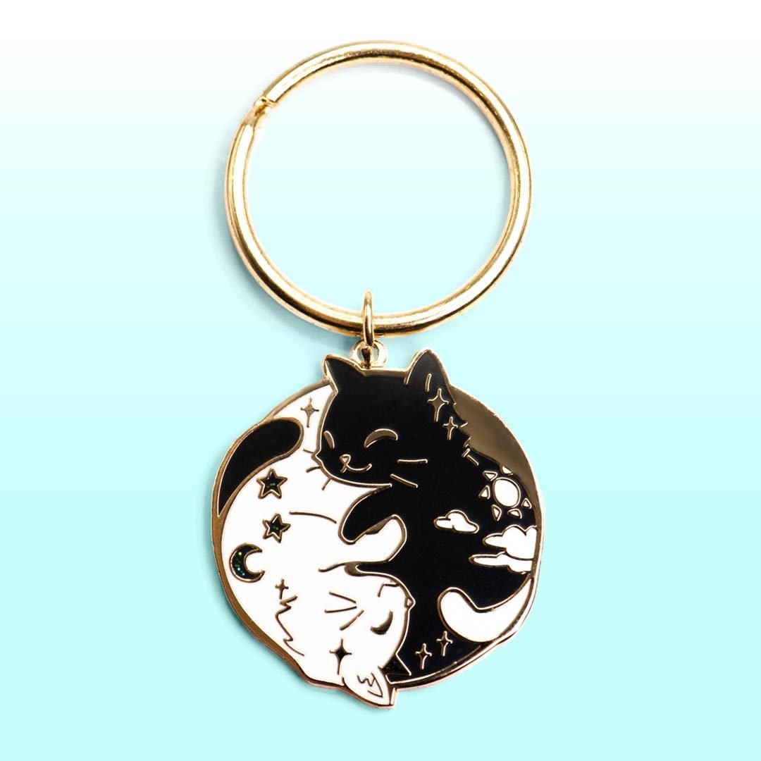5 Broches Chat Mignon En Émail - Accessoires Déco Pour Vêtements, Écharpes Et Sacs | Style Unique
