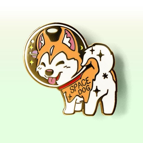 I Need Tea Husky Hard Enamel Pin Keychain Gold Lapel Pins Cute Etsy