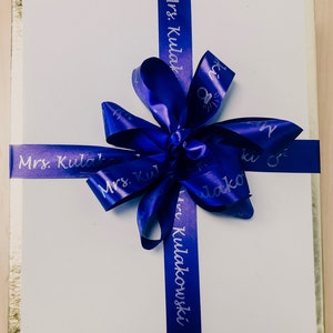 7/8&quot; Custom Personalized Ribbon, Gift Ribbon