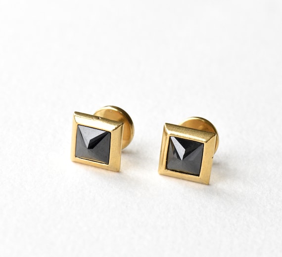 Screw back deals mens earrings
