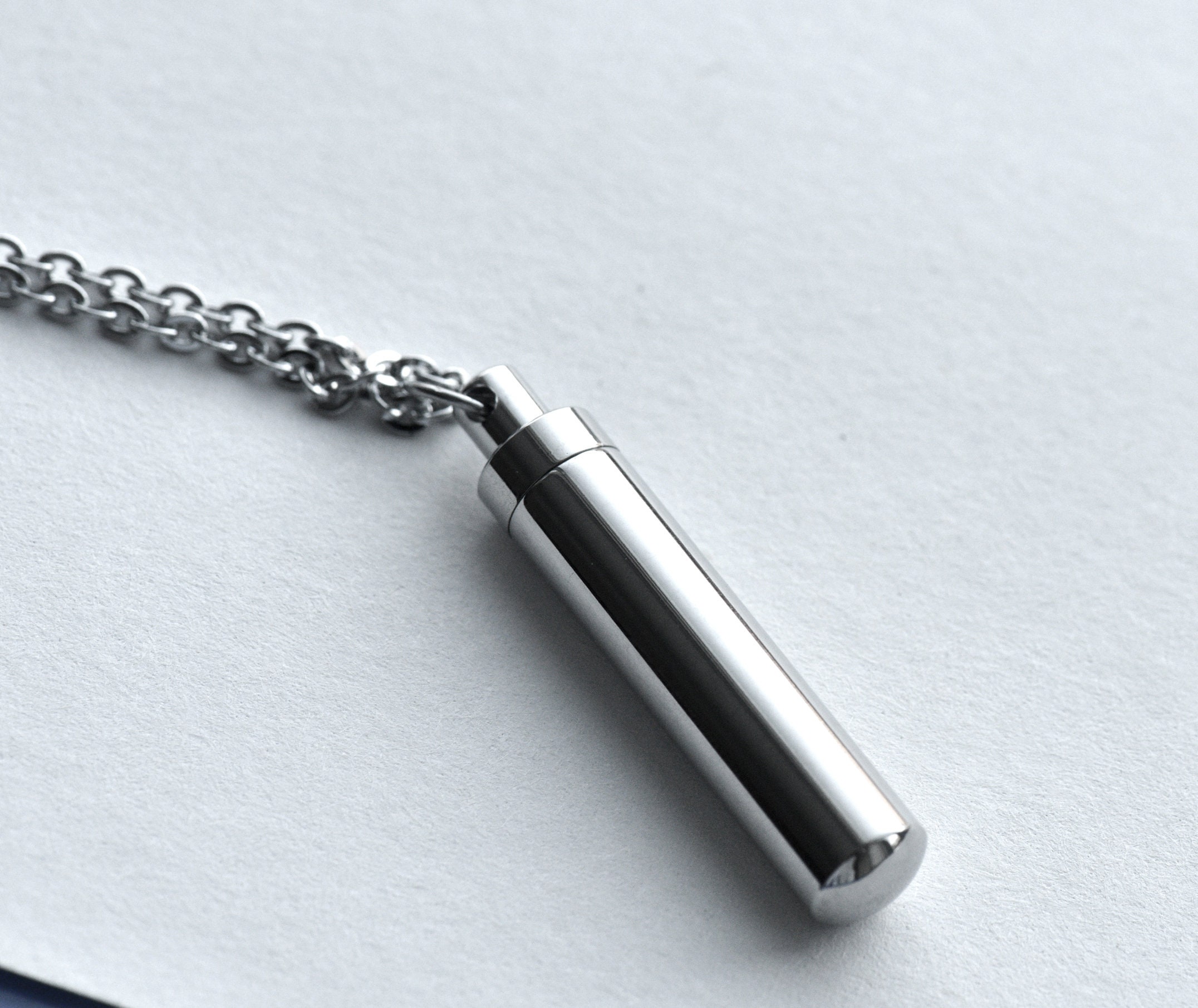 Witch Knot Stainless Steel Pendant Necklace - Men's Punk Jewelry Gift 60cm