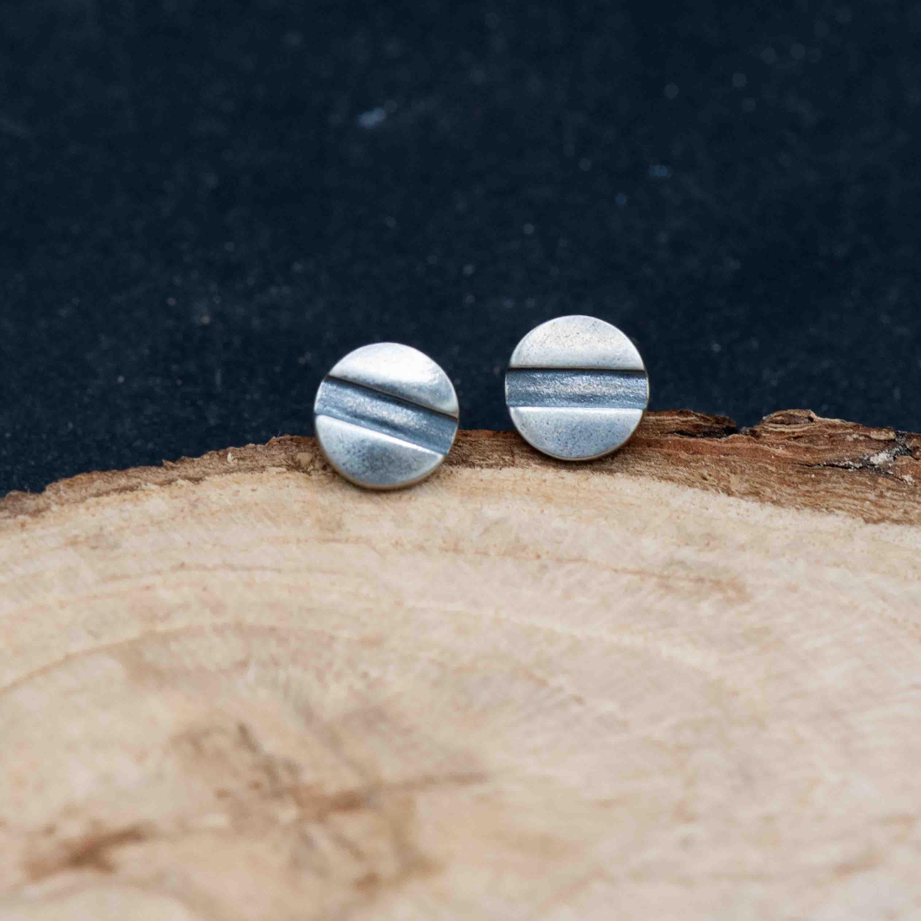NKlaus Orecchini Pendenti In Argento Sterling 925 – Nodo Celtico Gotico Danu – Colore Nero, Fatti A Mano