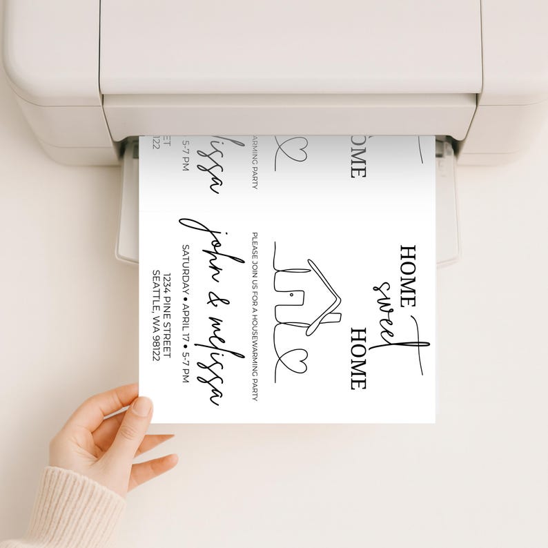 Editable Housewarming Invitation Template, Instant Download New Home ...