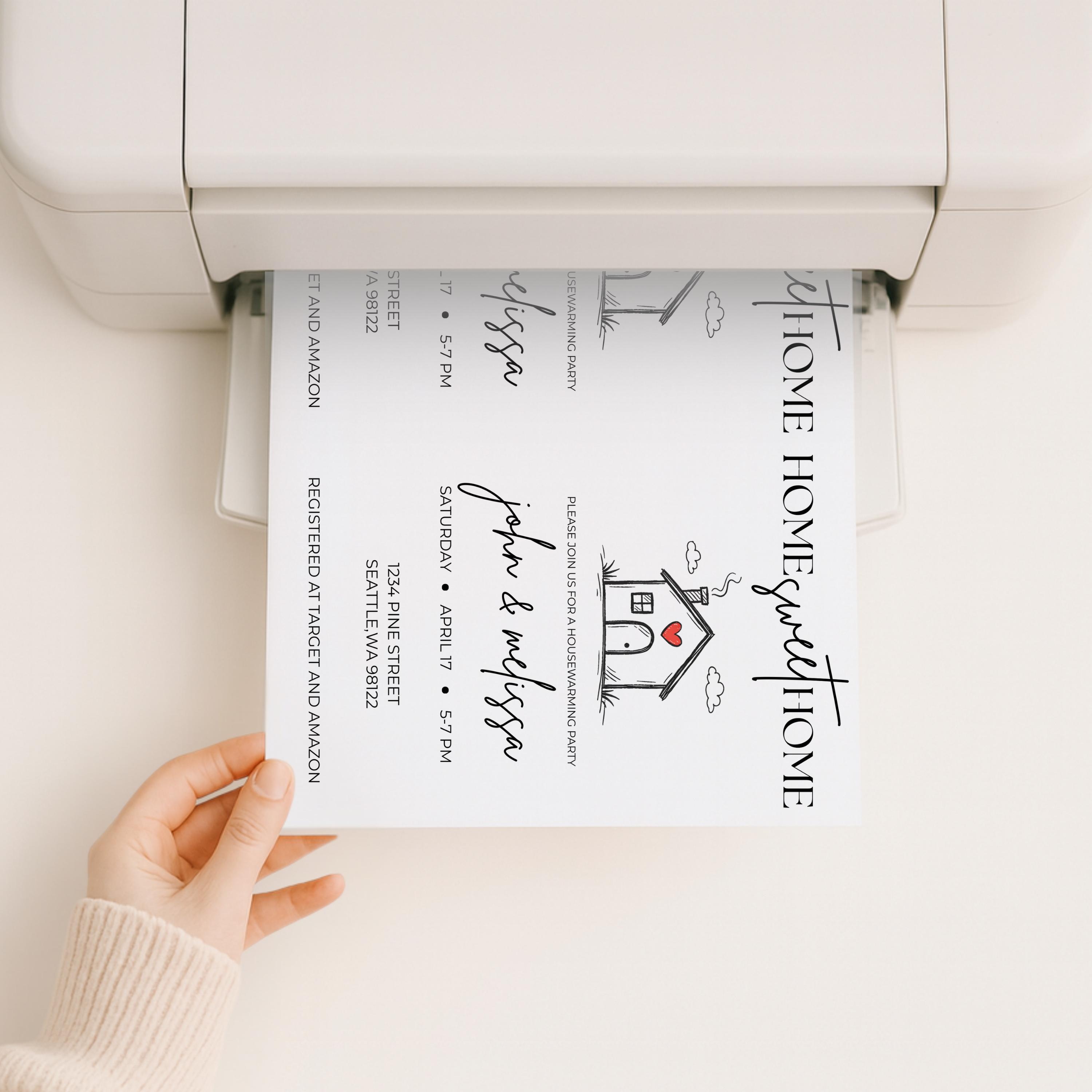 Editable Housewarming Invitation Template, New Home Party Invite ...