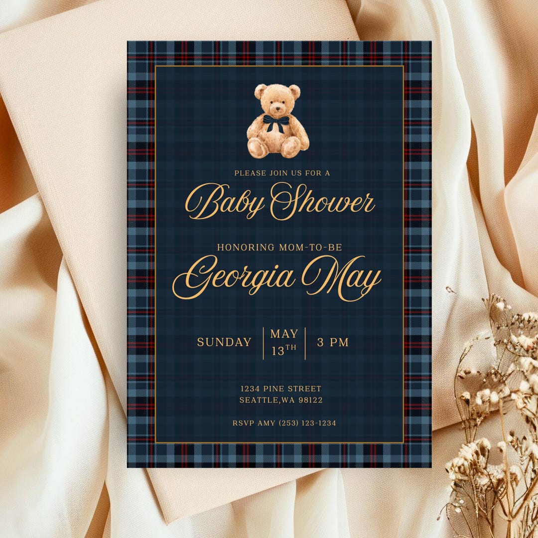 Baby Shower Invitation Ralph Lauren Inspired, Preppy Polo Baby Shower ...