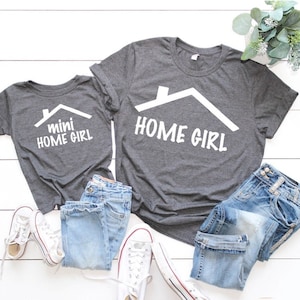 Custom w/ LOGO Double Sided Broker Shirts for family real estate agent, Home Girl with logo on back, #Realtor Shirt marketing