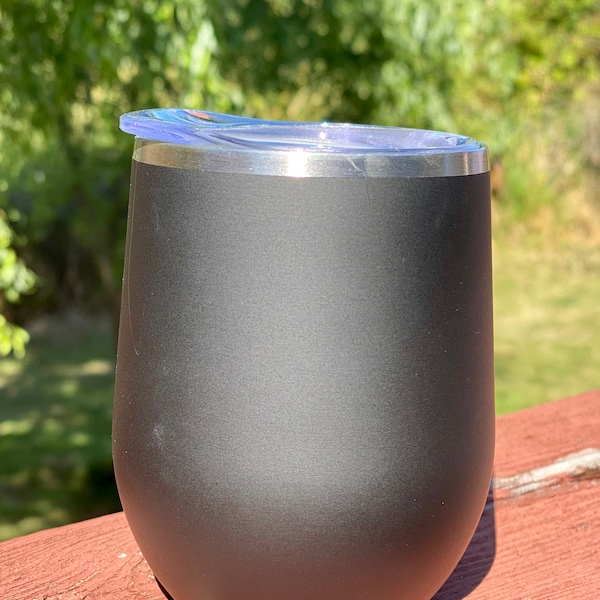 Plain Matte Black Tumbler Etsy