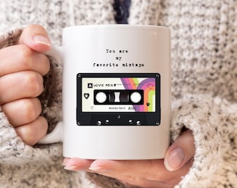 Mixtape Coffee Mug | Retro Cassette Tape Design
