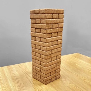 Señalización de boda Jenga gigante