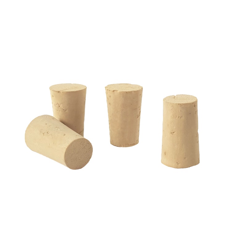 Natural Conical Cork Stoppers / Tapered High Quality Custom Portuguese
