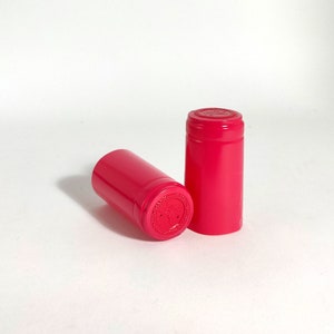 PVC heat-shrink capsule sleeves for wine bottles 62x30.5mm