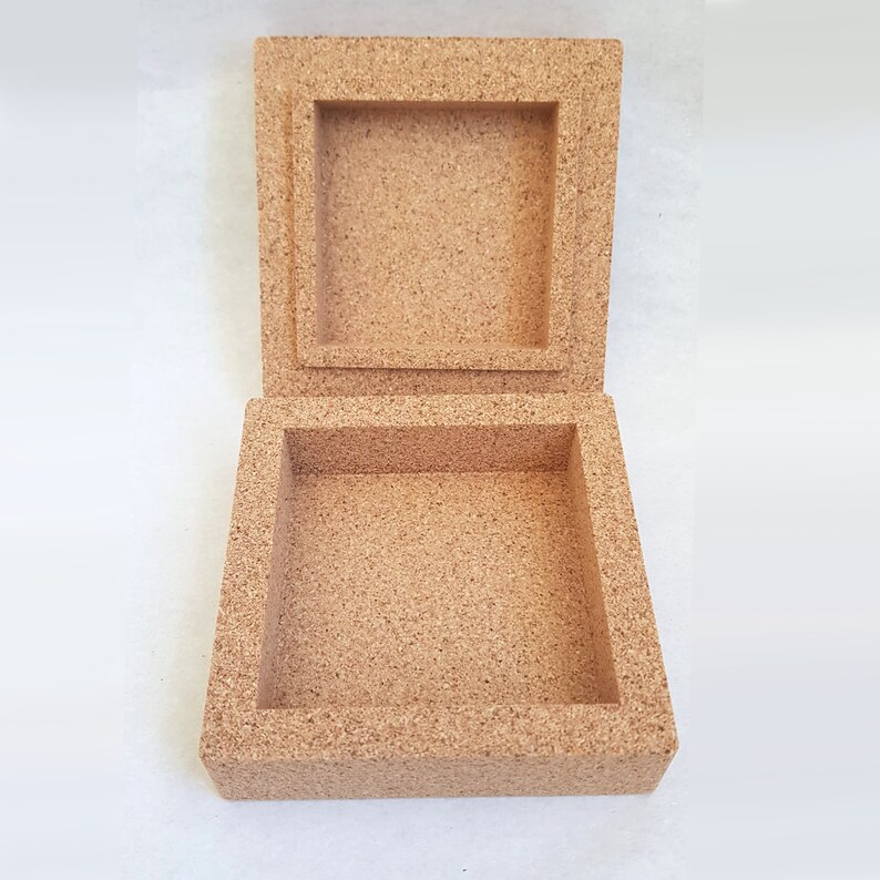 Cork Box 10x10x4cm - Etsy