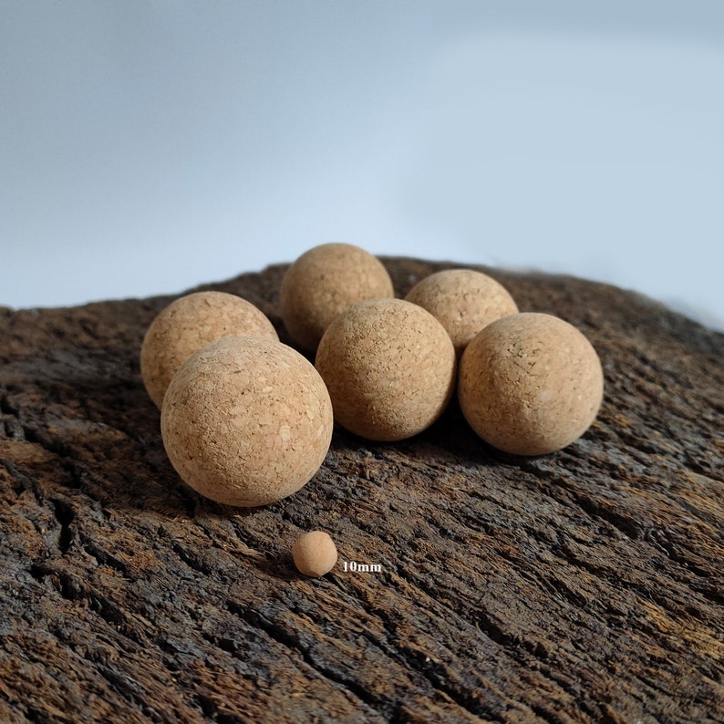 45120 Mm Vegan Cork Balls From Portugal, Decoration, Cork Floats for Fishing, DIY Crafts Etsy