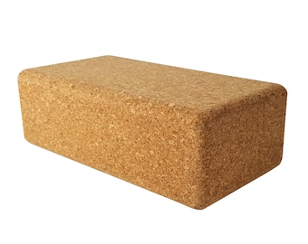 Natürlicher Kork Yoga-Block, umweltfreundlich, vegan, recycelbar