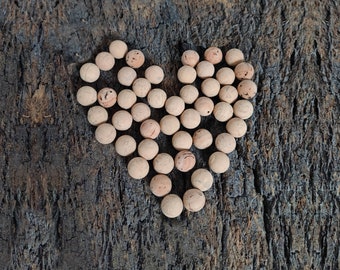 8-30mm Real Cork Balls from Natural Cork Bark From Sustainable Woods In Portugal, Eco Organic Jewelry, DIY Crafts, Fishing Supplies