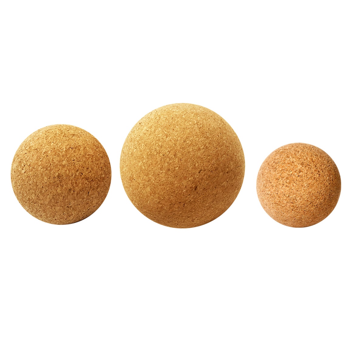 Yoga Natural Cork Balls / Massage Cork Balls / Stretching and Fascia