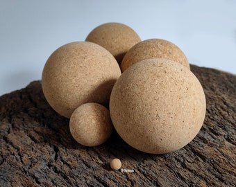45-120 mm Vegan Cork Balls From Portugal, Decoration, Cork floats For Fishing, DIY crafts