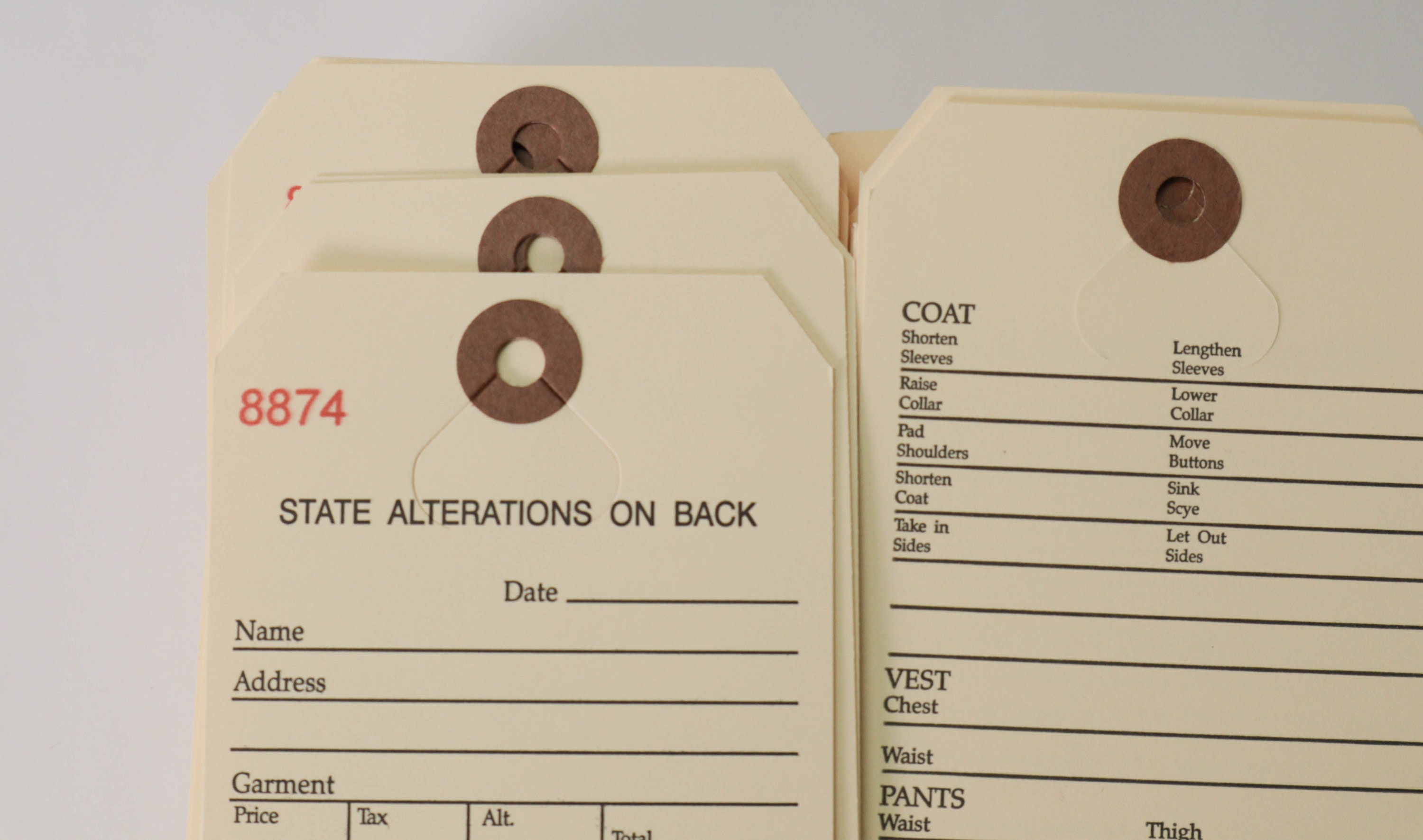 30 State Alteration Tags Print on Front &amp; Back Ephemera | Etsy