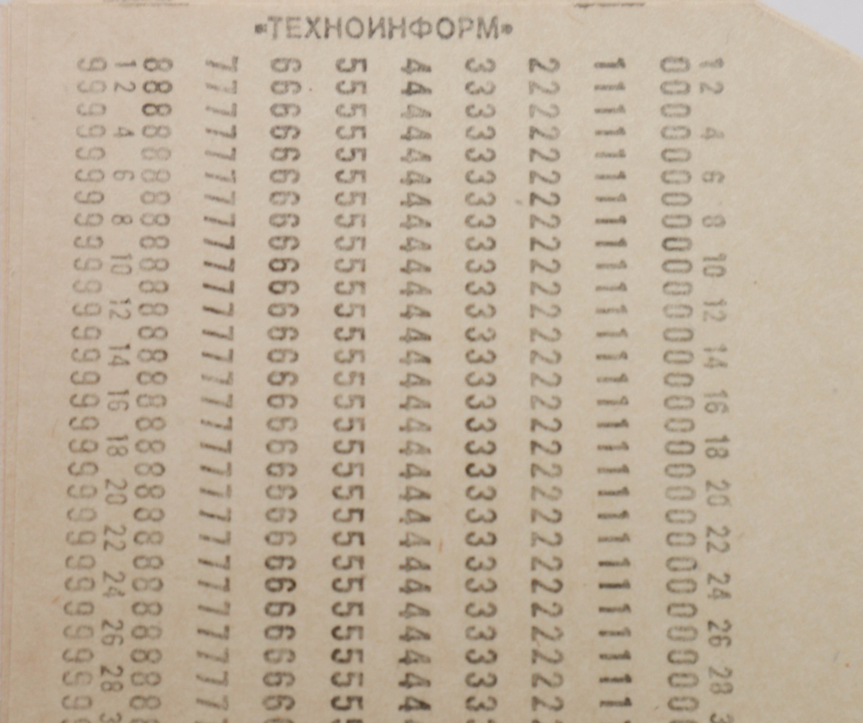 Vintage USSR Computer Punch Cards Set of 30 - Ephemera Treasures - Etsy