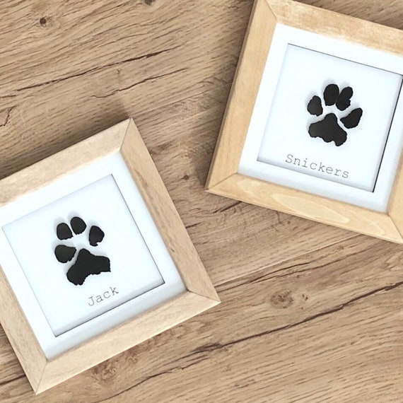 CUSTOM Paw Print Dog Loss Gift Pet Memorial Gift Pet Etsy