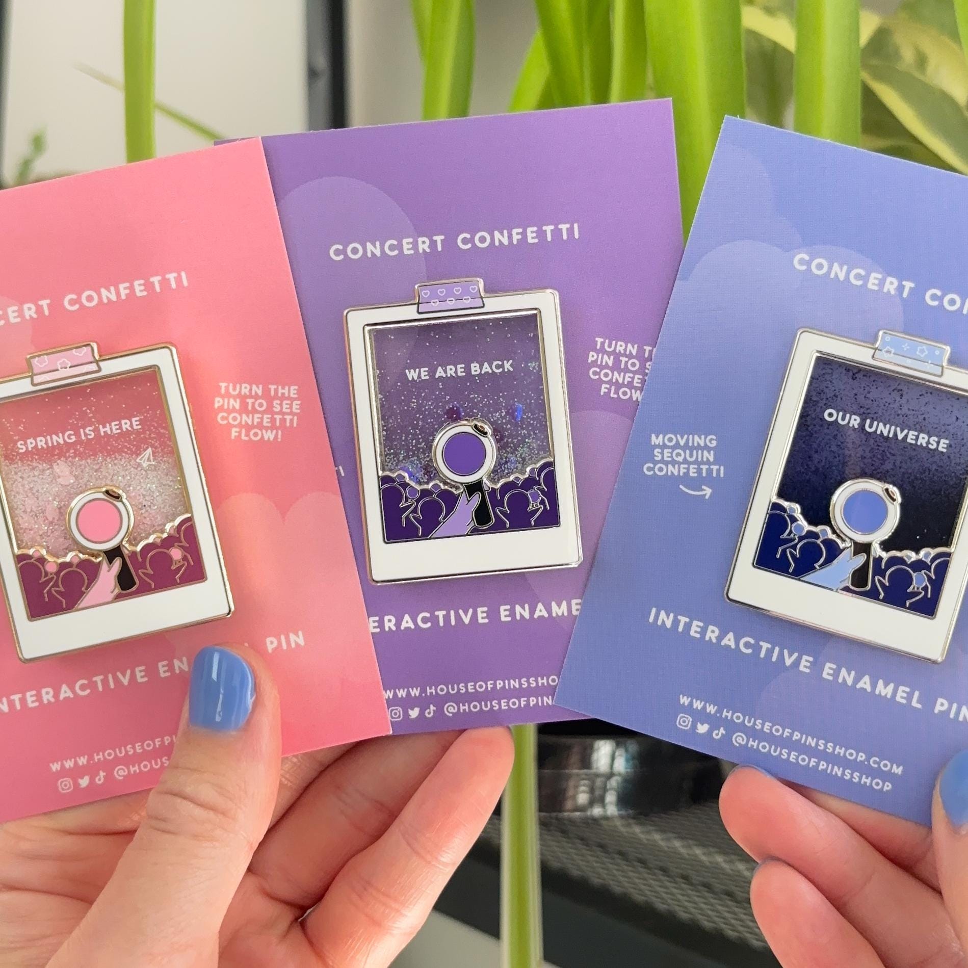Concert Confetti Interactive Pin - Etsy