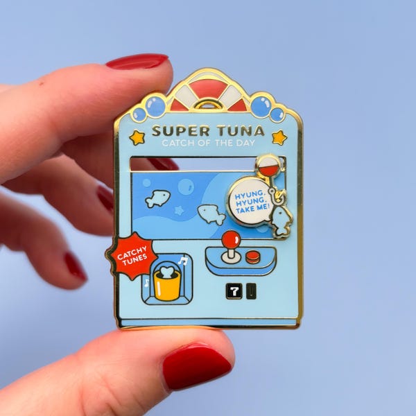 Tuna Claw Machine Pin