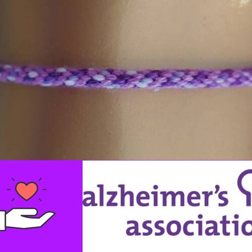 Alzheimer's Awareness Bangle Bracelet Etsy