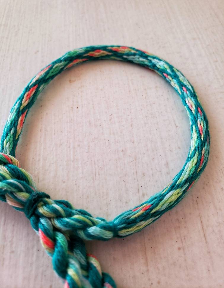 Petrol karierten FreundschaftArmband verstellbare String | Etsy