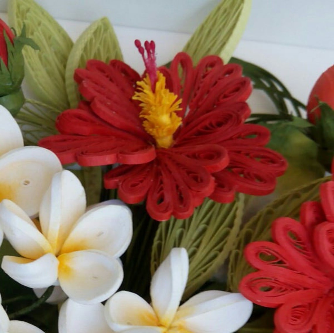 Wedding gift quilling pictures Flower arrangement quilling Etsy