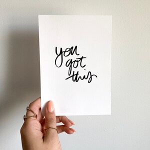 You Got This- postcard 3 pack.