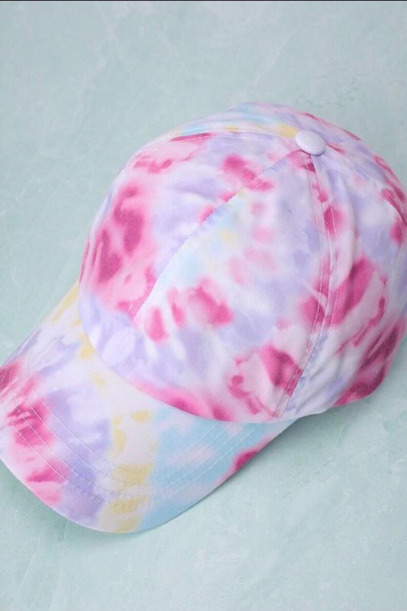 tie dye baseball cap