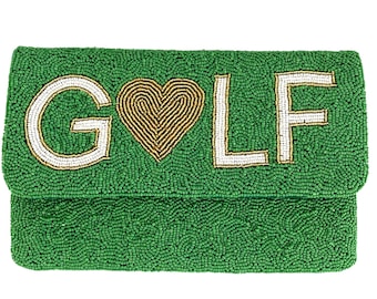 GOLF Beaded Crossbody Bag: Golf Gifts for Her