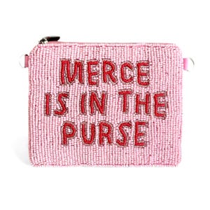 Merce Beaded Coin Purse, Real Housewives Beaded Bags, RHOBH Inspired Gifts