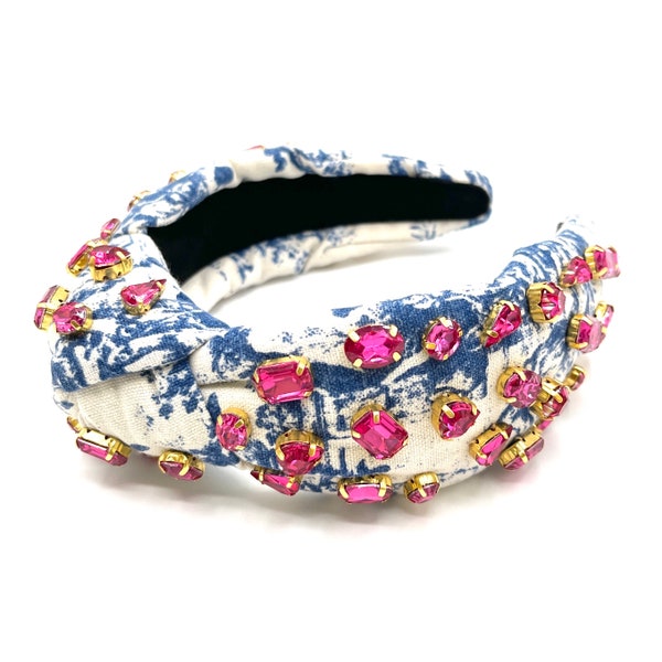 Padded Jewel Headbands for Women Etsy