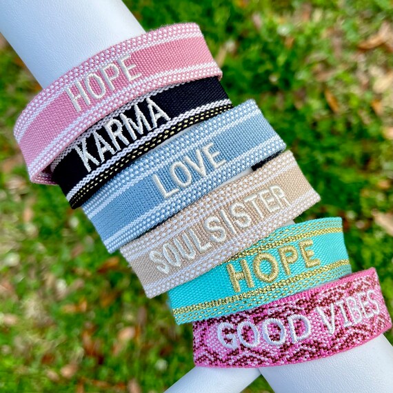 Skylar Paige - KARMA - Morse Code Tila Beaded Bracelet - Meditation Mi –  Stia Jewelry