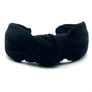 Black Knot Headband Black Hair Accessories for Women and Girls