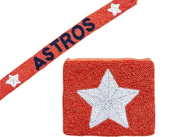 Astros Beaded Purse Strap main image 0