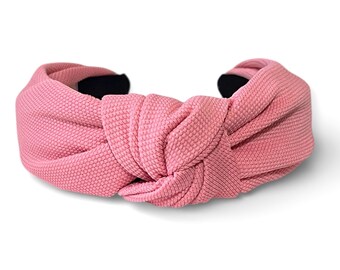 Pink Knotted Headbands for Women and Girls