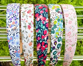 Headbands, Skinny, Thin, Narrow, Summer Floral, Solid Color, and Gingham Headbands for Women and Girls