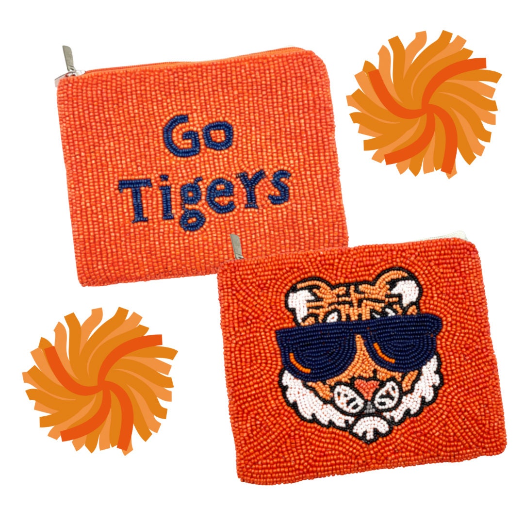 Tigers Navy/Orange Checkered Short Set main image 1