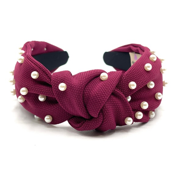 Maroon headband cheap