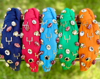 Football Headbands for Women, Gameday Hair Accessories Headband, Football Mom Headbands,  Football Gift for Her