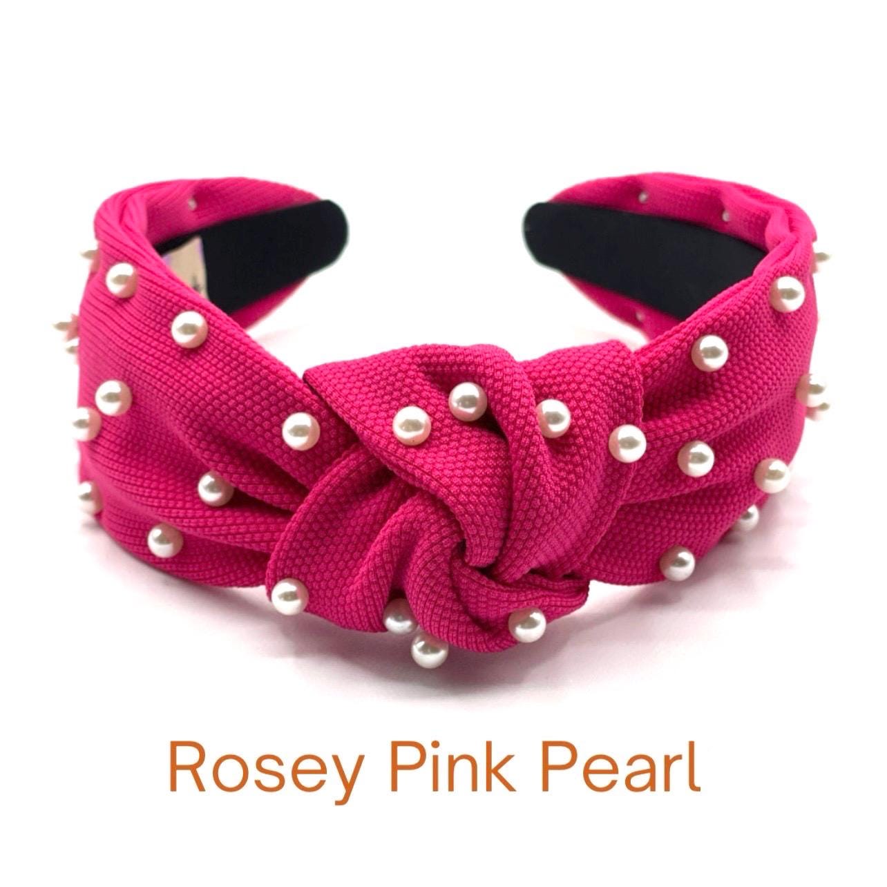 Elegant Pink Pearl-Embellished Lele Sadoughi Headband How Lele Sadoughi Went From Launching J.Crew Jewelry to  main image 3